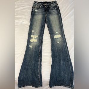 Flare jeans. NEVER WORN.